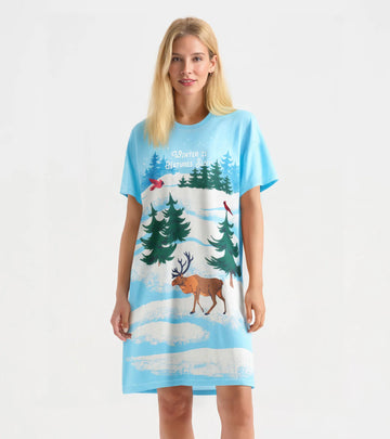 Little Blue House Winter Wonderland Women's Sleepshirt